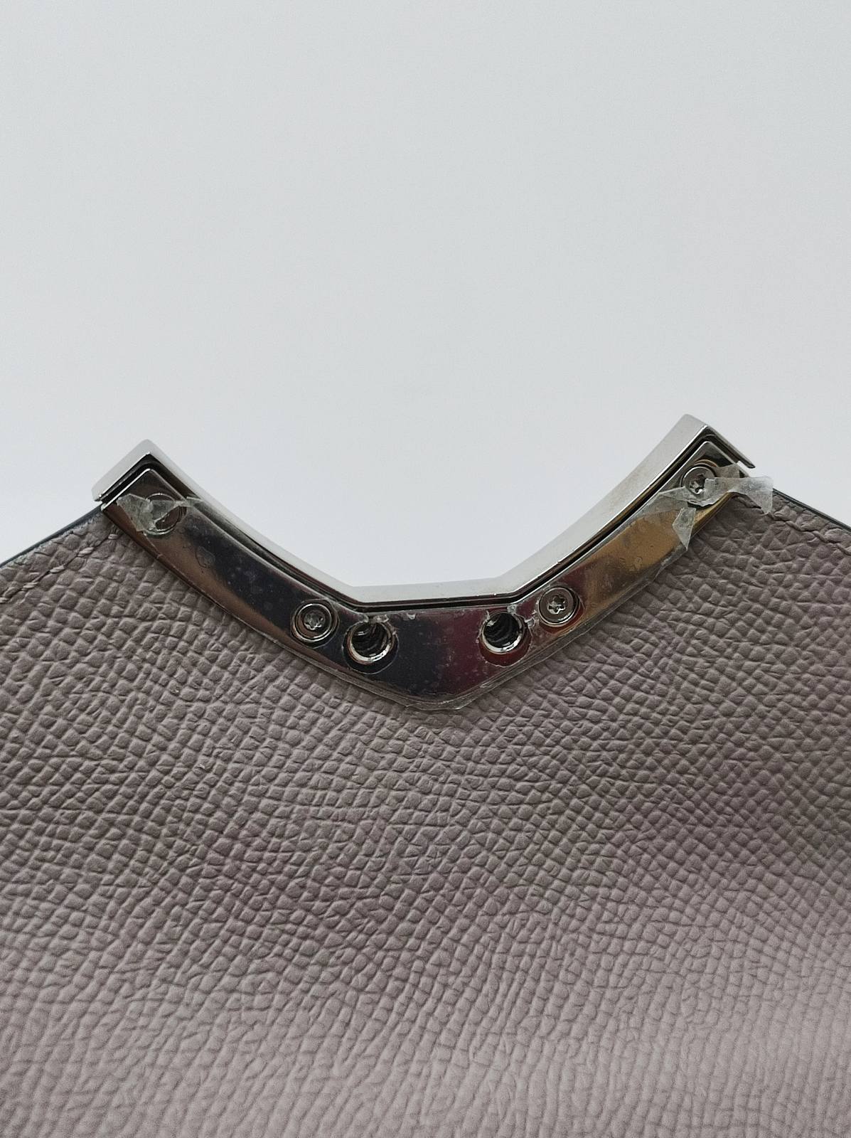 moynat mini gabrielle gray grained calfskin shw moynat mini gabrielle gray grained calfskin shw