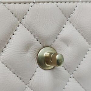 chanel nano kelly beige ghw calfskin microchipped