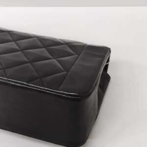 chanel vintage diana black ghw series 2