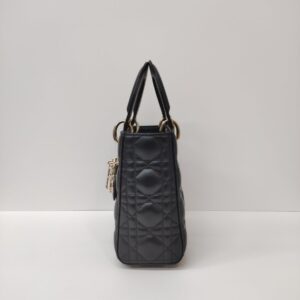 lady dior small black ghw