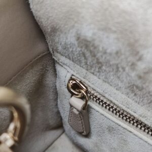 lady dior abc small light beige ghw
