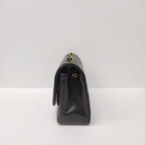 chanel vintage diana black ghw series 2
