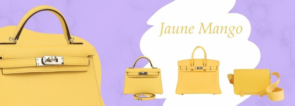 Jaune Mango Hermes New C;olors