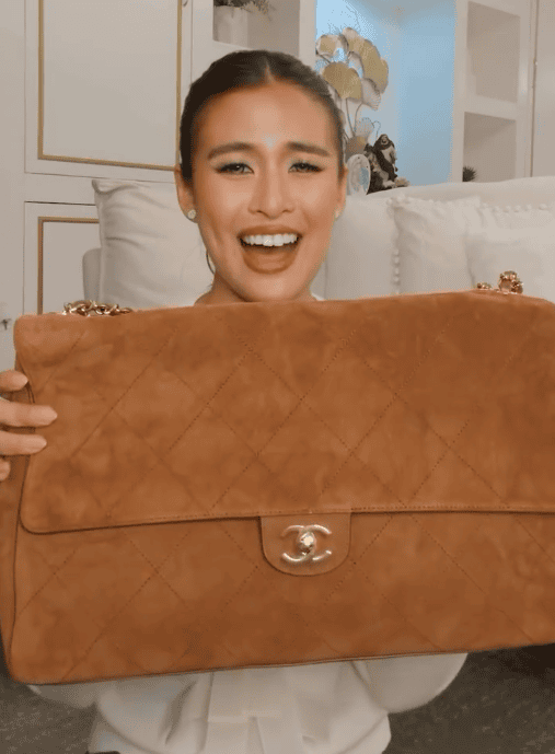 A Look Into Gabbi Garcia's Bag Collection Chanel suede maxi flap gabbi garcia bags