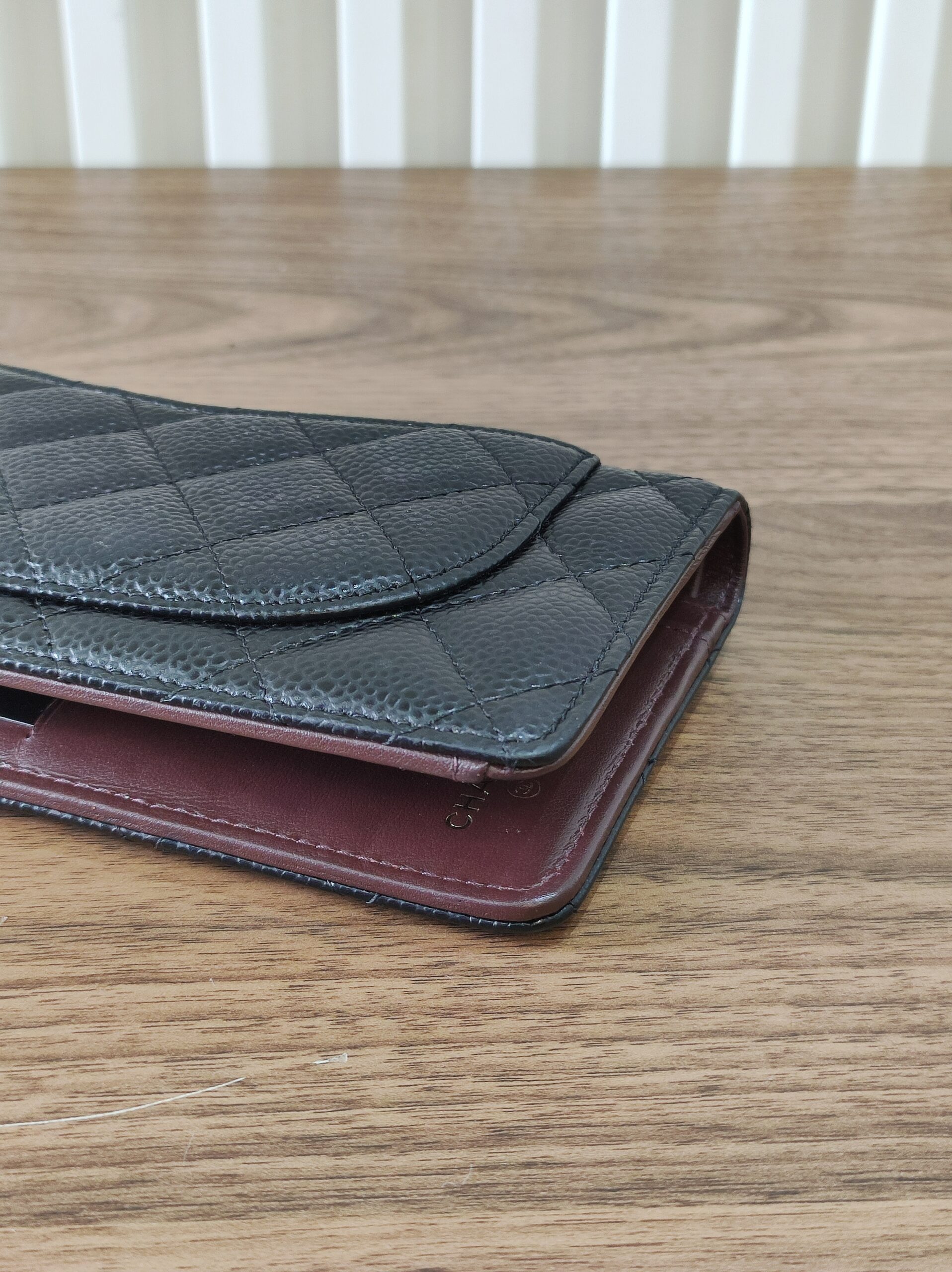 Chanel Bifold Long Wallet Caviar Leather Chanel Bifold Long Wallet Caviar Leather