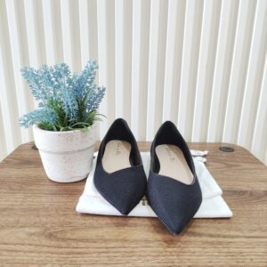 Christian Dior Pointed-Toe Flats Shoes Black