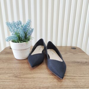 Home Christian Dior Pointed-Toe Flats Shoes Black