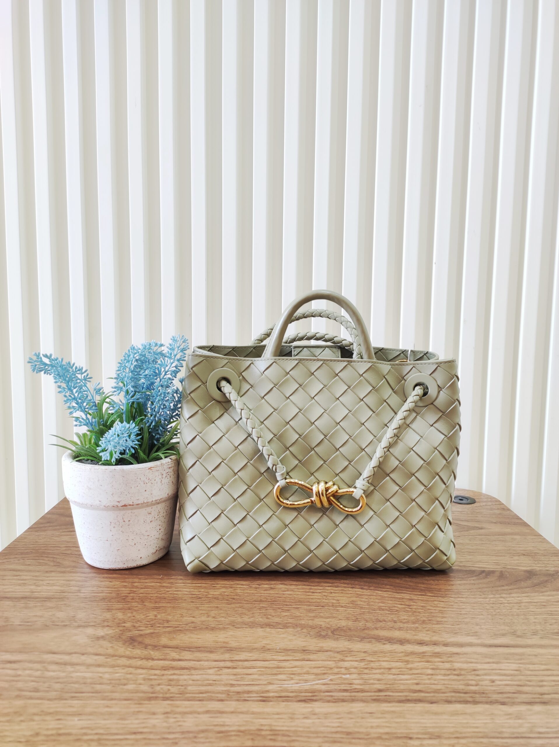 Bottega Veneta Andiamo Small Sage Green Bottega Veneta Andiamo Small Sage Green