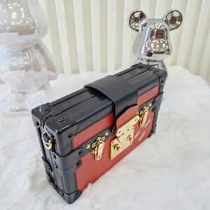 lv petite malle red epi leather ghw