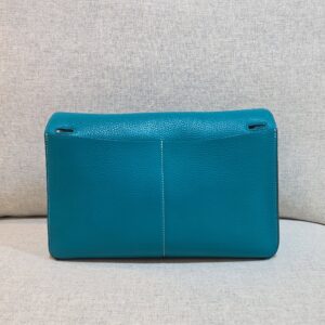 hermes halzan 31 blue lagoon togo leather phw stamp a
