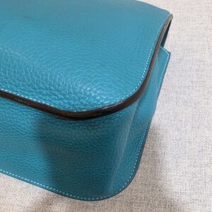 hermes halzan 31 blue lagoon togo leather phw stamp a