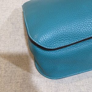 hermes halzan 31 blue lagoon togo leather phw stamp a