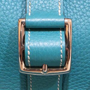 hermes halzan 31 blue lagoon togo leather phw stamp a