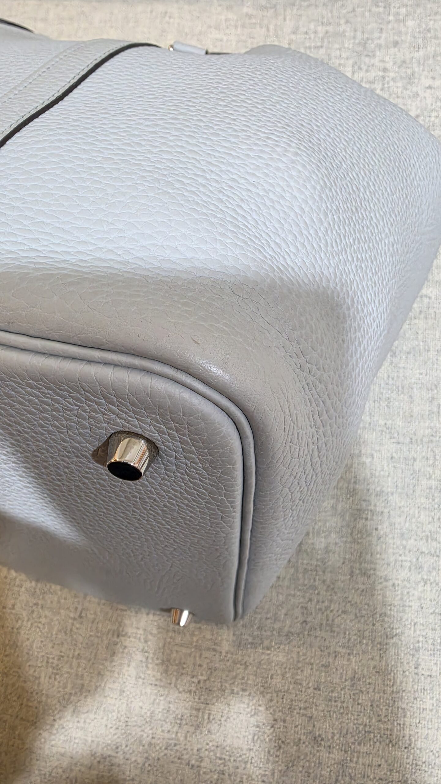 hermes picotin 22 blue pale phw stamp z hermes picotin 22 blue pale phw stamp z