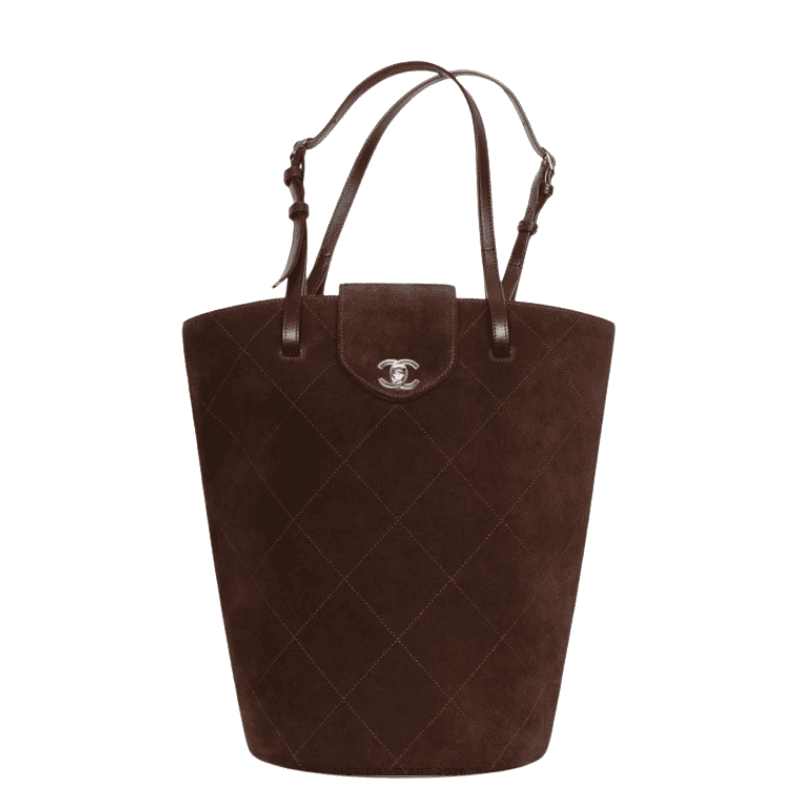 46 Bags Released by Chanel's Matthieu Blazy 25 suede tote bucket bag 45 bags released by matthieu blazy