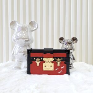 lv petite malle red epi leather ghw