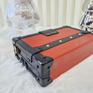 lv petite malle red epi leather ghw