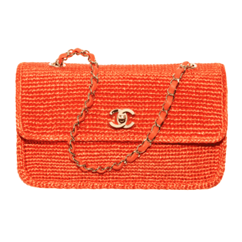 46 Bags Released by Chanel's Matthieu Blazy 38 orange braided raffia flap 45 chanel bags released by matthieu blazy