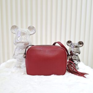 gucci red disco soho bag