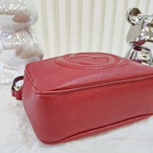 gucci red disco soho bag