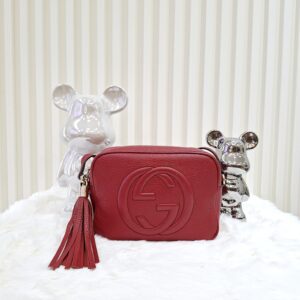 Home gucci red disco soho bag