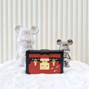lv petite malle red epi leather ghw