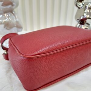 gucci red disco soho bag
