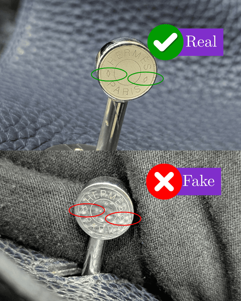 Hermes Lindy: Real Vs Fake 1 twist lock real vs fake hermes lindy