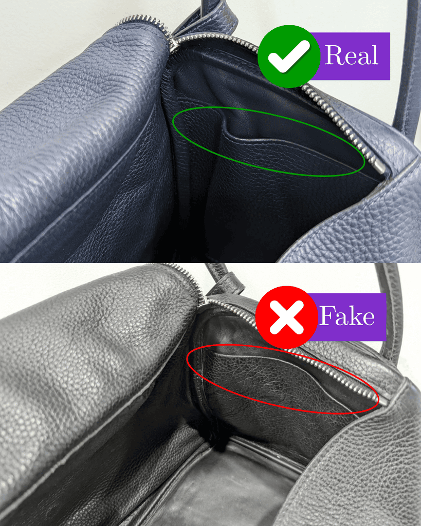 Hermes Lindy: Real Vs Fake 11 interior pocket real vs fake hermes lindy