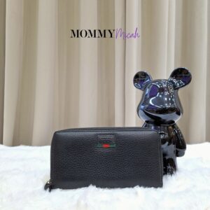 Home Gucci Black All Zip Long Wallet