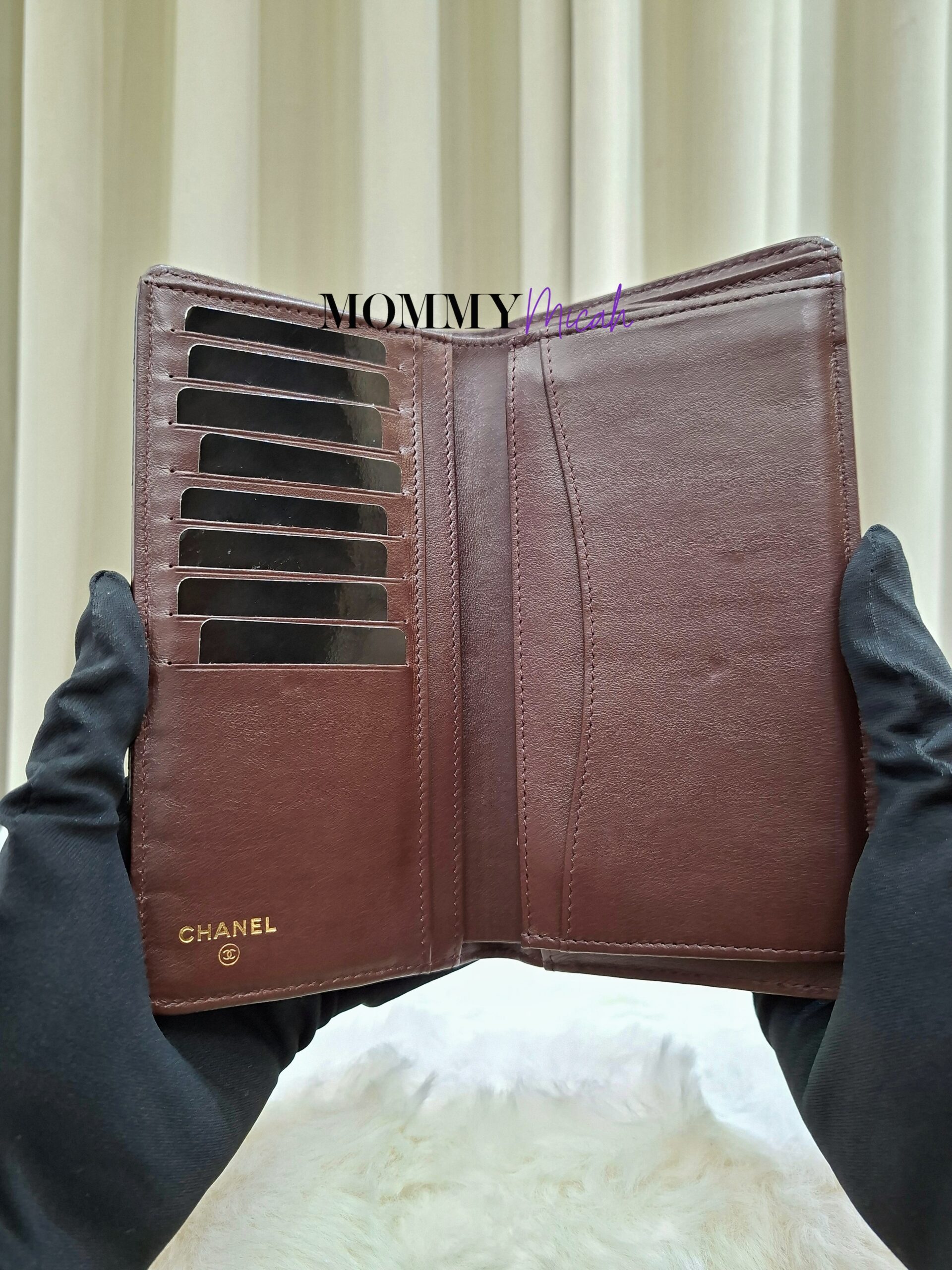 Chanel Bifold Long Wallet Caviar Leather Chanel Bifold Long Wallet Caviar Leather