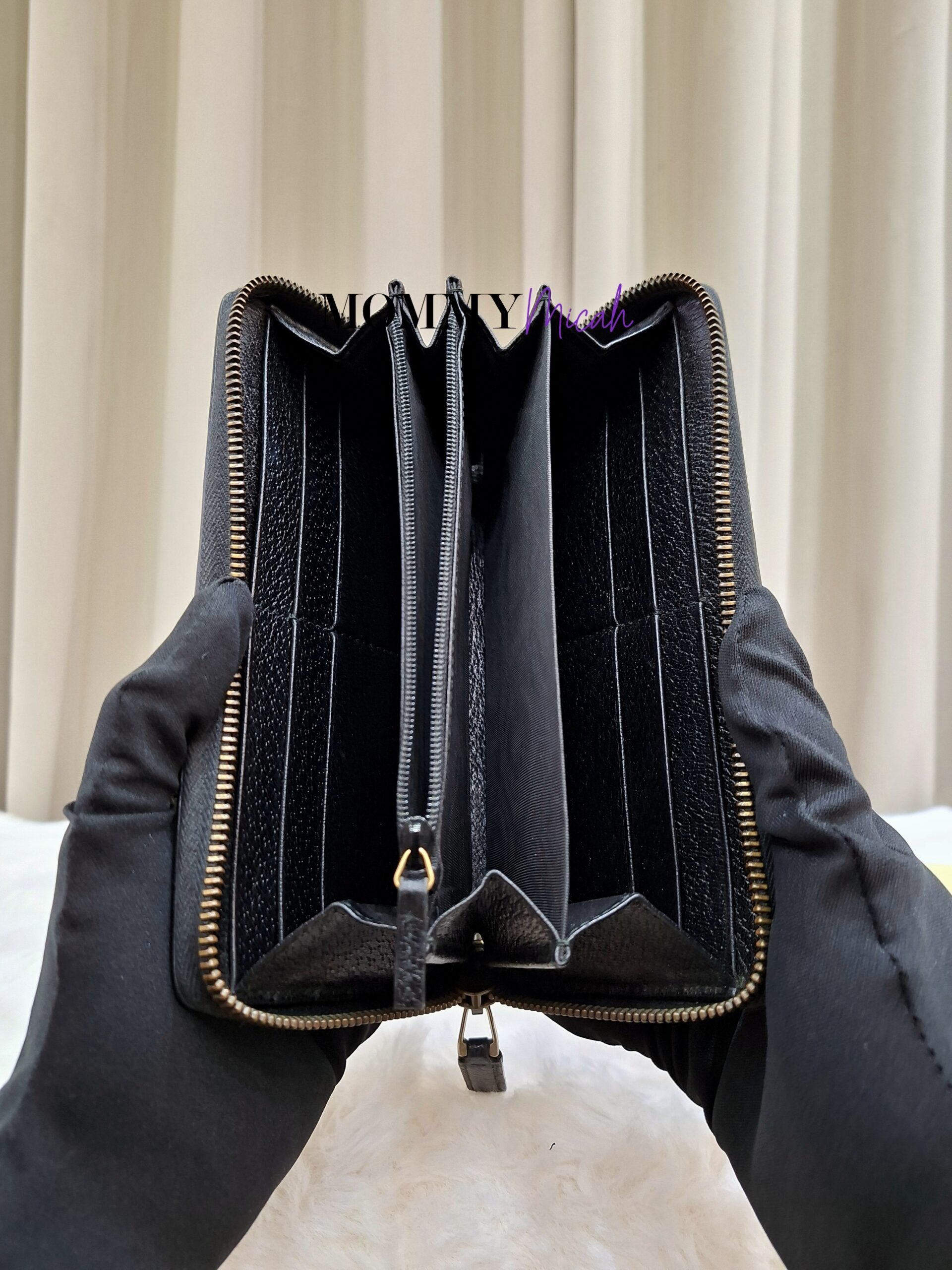 Gucci Black All Zip Long Wallet Gucci Black All Zip Long Wallet