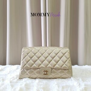 Chanel Pale Gold Flap Lambskin