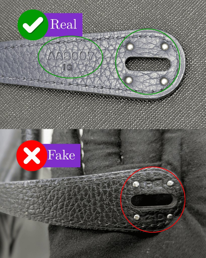 Hermes Lindy: Real Vs Fake 5 blind stamp real vs fake hermes lindy