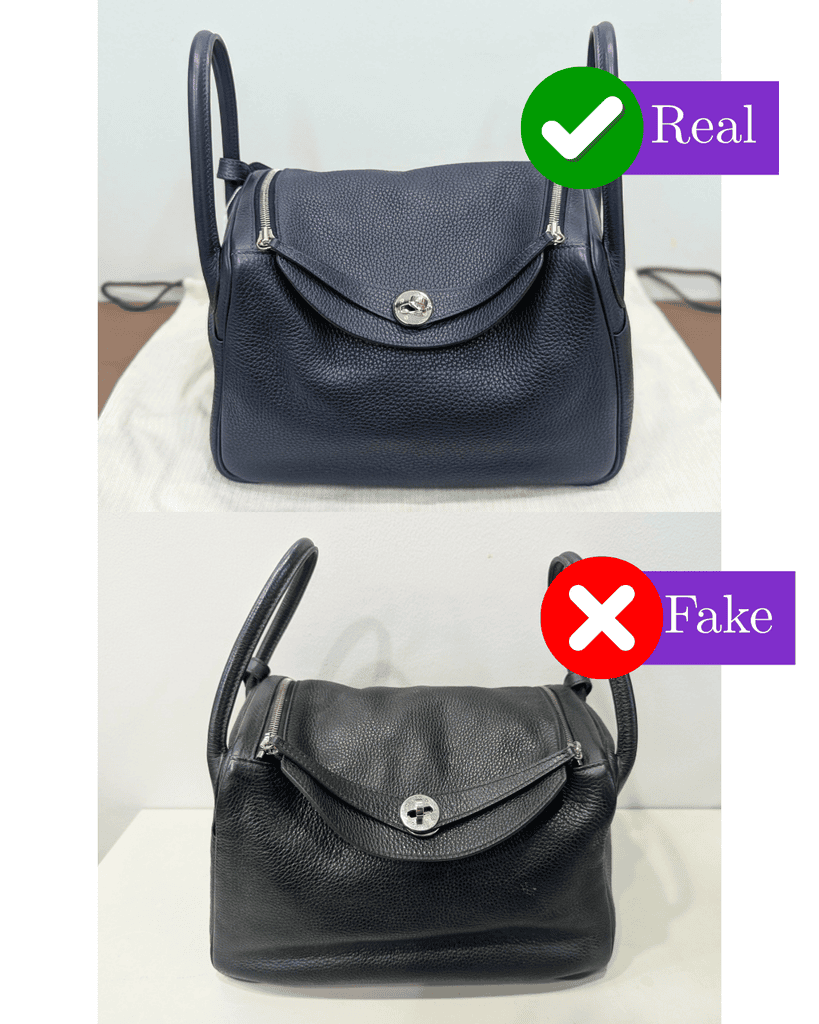 Hermes Lindy: Real Vs Fake 7 front structure real vs fake hermes lindy