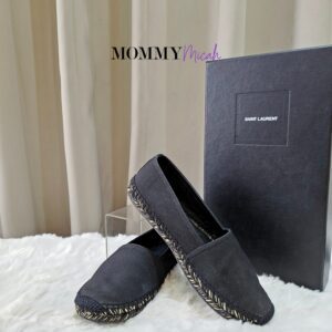 YSL Espadrille Black
