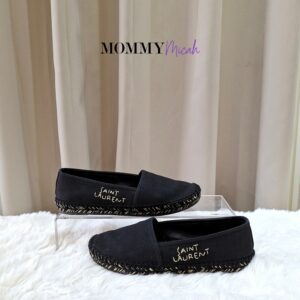 YSL Espadrille Black