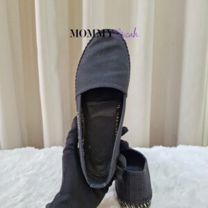 YSL Espadrille Black