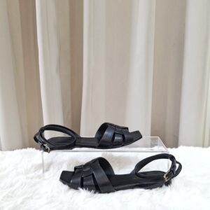 YSL Tribute Sandals Black