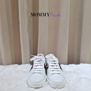 Gucci Ace Bee Web Stripe White Sneakers