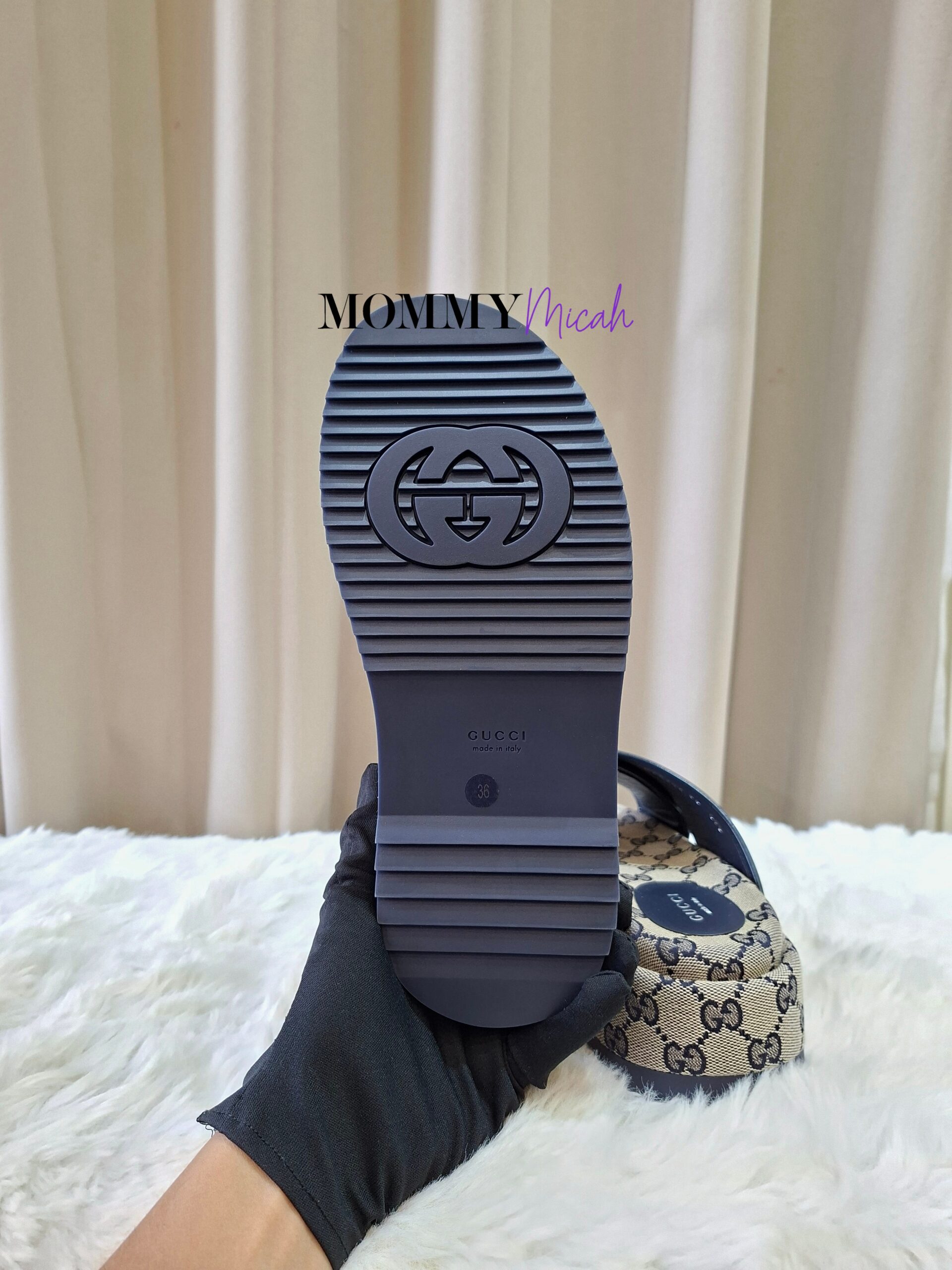 Gucci GG Platform Slide Sandals Gucci GG Platform Slide Sandals