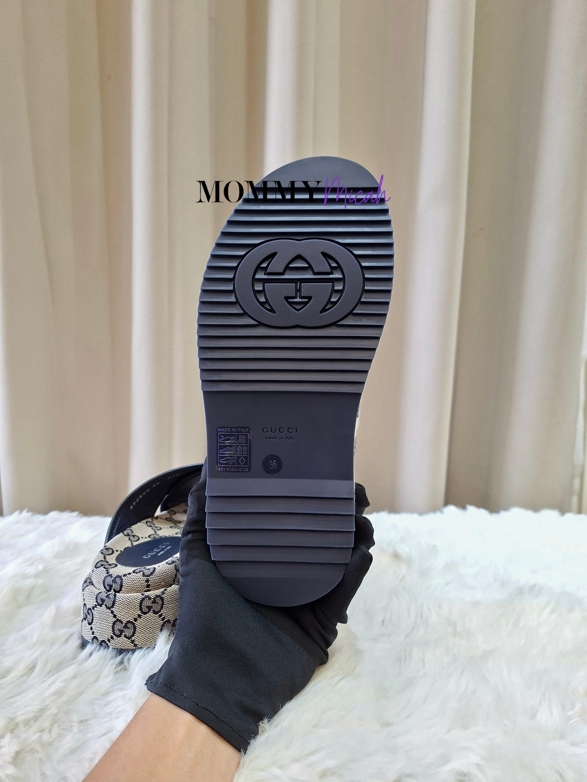 Gucci GG Platform Slide Sandals Gucci GG Platform Slide Sandals