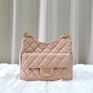 Chanel Wavy CC Hobo Bag