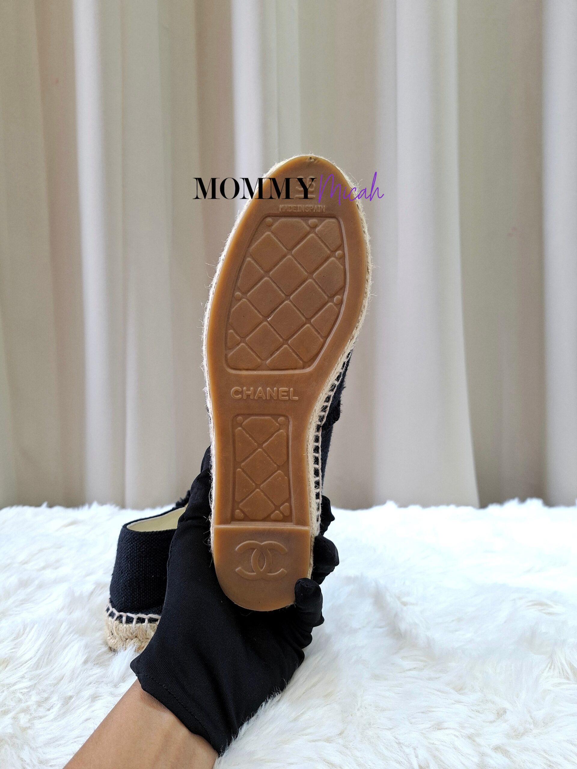 Chanel Espadrille Black Canvas Chanel Espadrille Black Canvas