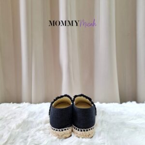 Chanel Espadrille Black Canvas