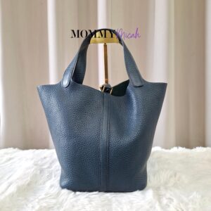 Hermes Picotin 22 Vert Cypress GHW