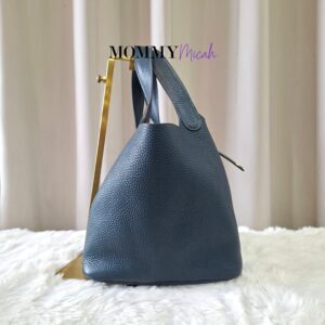 Hermes Picotin 22 Vert Cypress GHW
