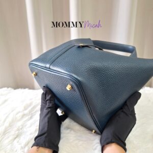 Hermes Picotin 22 Vert Cypress GHW