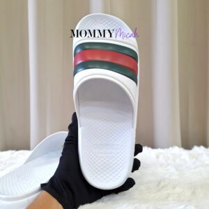 Gucci Rubber Slipper White