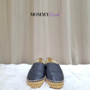 Chanel Espadrille Black Leather